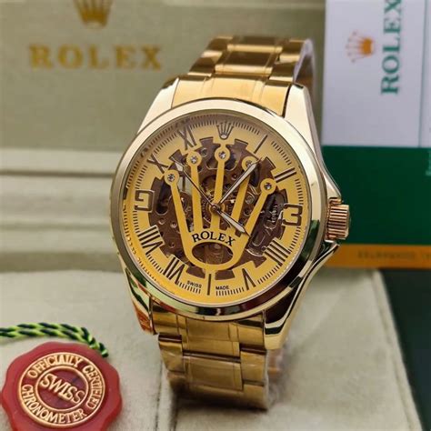 rolex skeleton automatic mens watch price|rolex skeleton watch price.